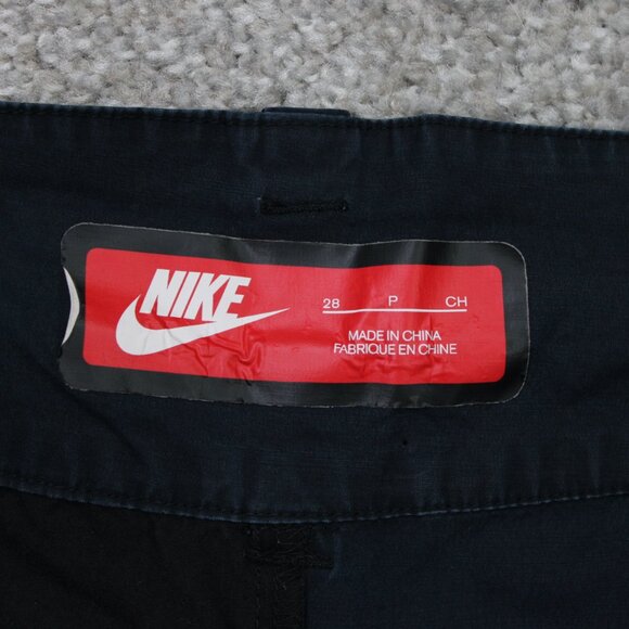 Nike Tech Woven Bonded Shorts Mens 28 Blue Cargo Cotton Stretch w/ 11" inseam - Picture 9 of 12